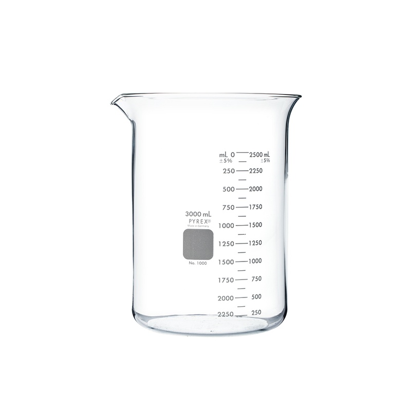 Corning Pyrex Griffin Low Form 30ml Beaker, Gradua; 1000-30