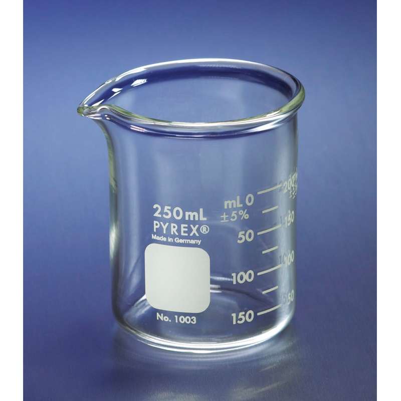 Corning Pyrex Heavy Duty Griffin 150ml Beaker, Gra; 1003-150