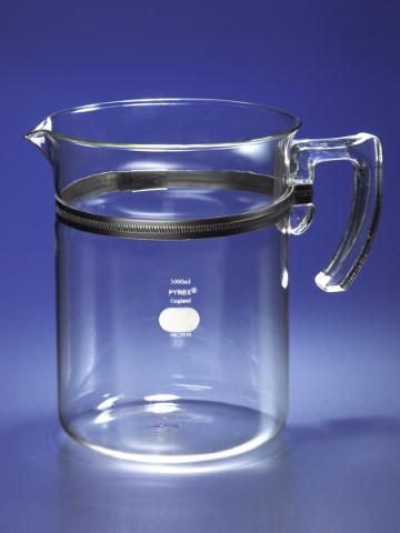 Corning Pyrex 3l Beaker With Handle And Spout; 1010