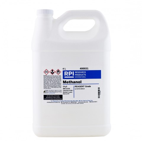 RPI Methanol [Reagent Grade], 4 Liter; RPI-400031