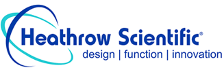 Heathrow Scientific 20-Place Cardboard Slide Tray yellow trim